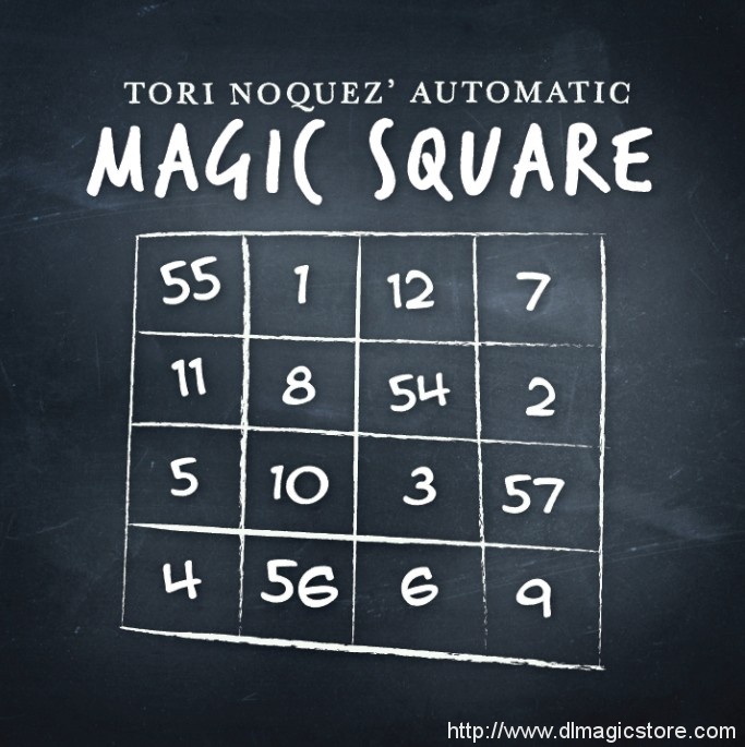 Automatic Magic Square presented by Tori Noquez