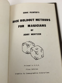 Jerry Mentzer – Eddie Fechter’s Dice Holdout Methods for Magicians