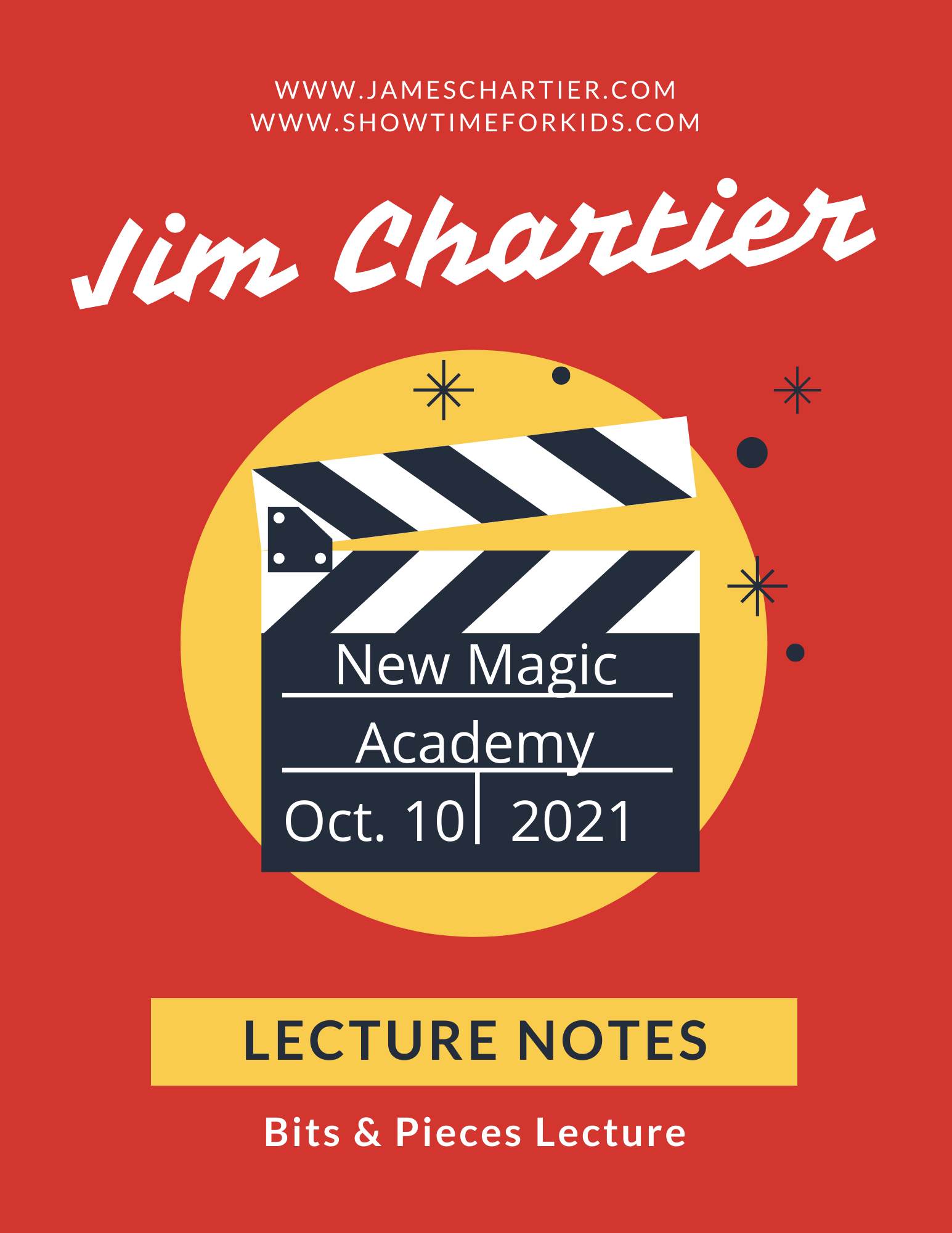 James Chartier Lecture Notes by James Chartier