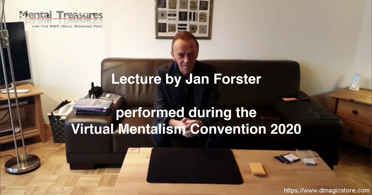 Jan Forster – Teleport Revisited 2020 – Virtual Mentalism Workshop