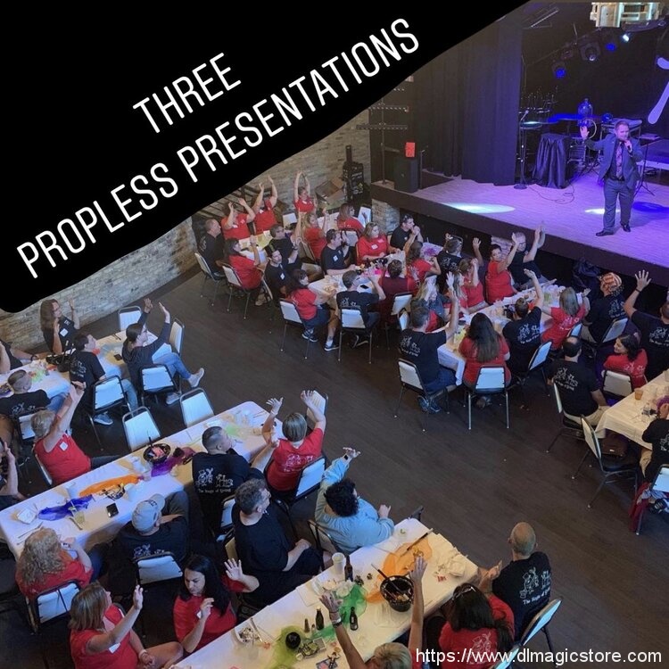 Joe Diamond – Three Propless Presentations