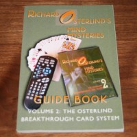 Mind Mysteries Guide Book Vol. 2: The Breakthrough Card System by Richard Osterlind