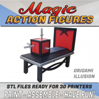 Origami Illusion – 3D Printable Action figure CREATIVITY LAB (Instant Download)