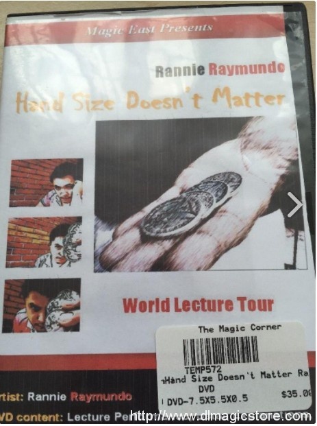 RANNIE RAYMUNDO UNDERGROUND COIN MAGIC HAND SIZE DOESN’T MATTER