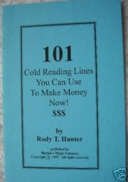 Rudy T. Hunter – 101 Cold Reading Lines You Can Use To Make Money Now