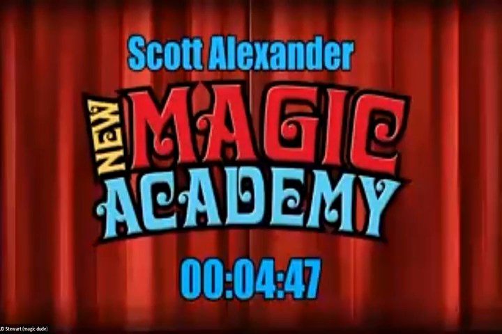 Scott Alexander – New Magic Academy Lecture