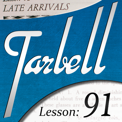 Tarbell 91: Late Arrivals by Dan Harlan Instant Download