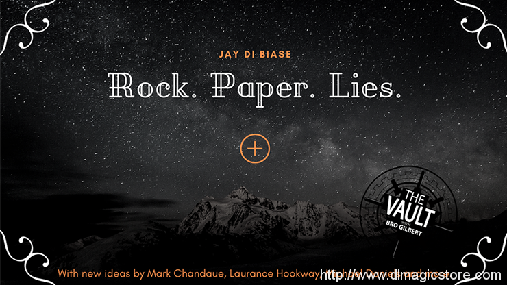 The Vault – Rock Paper Lies Plus by Jay Di Biase