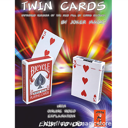 Twin Cards by Joker Magic (Online Instructions)