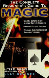 Walter B Gibson – The Complete Beginner’s Guide to Magic